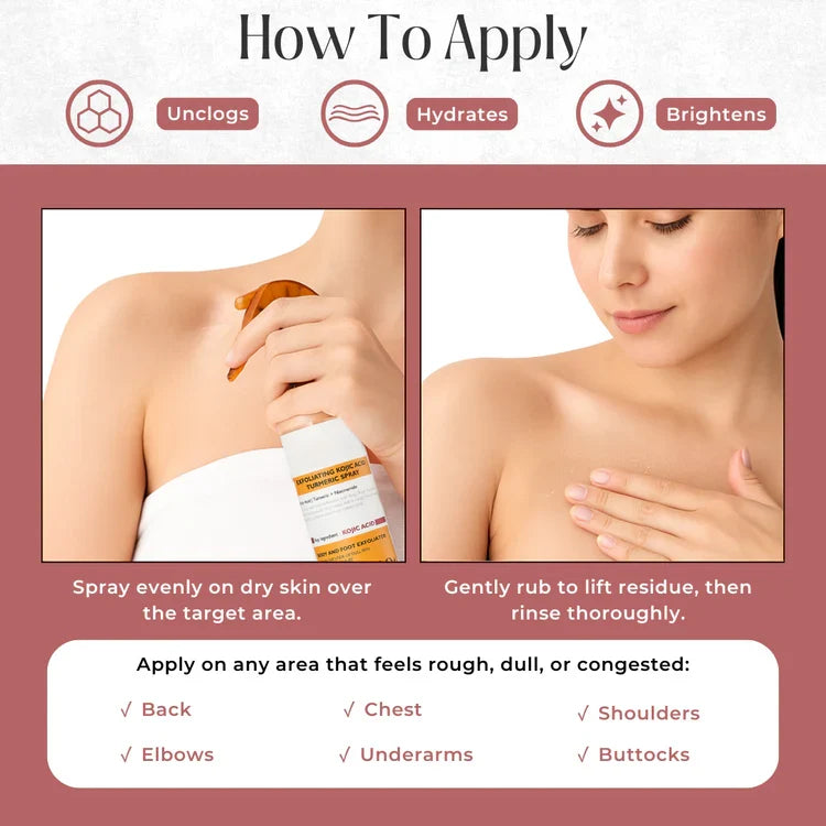 Dr.Melaxin Peel Shot Kojic acid and Turmeric Body Exfoliator