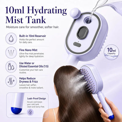 3-in-1 Electric Spray Massage & Self-Cleaning Brush