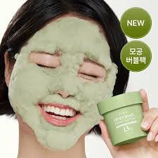 Holy Basil Bubble Deep Mask + CLEANSING BRUSH
