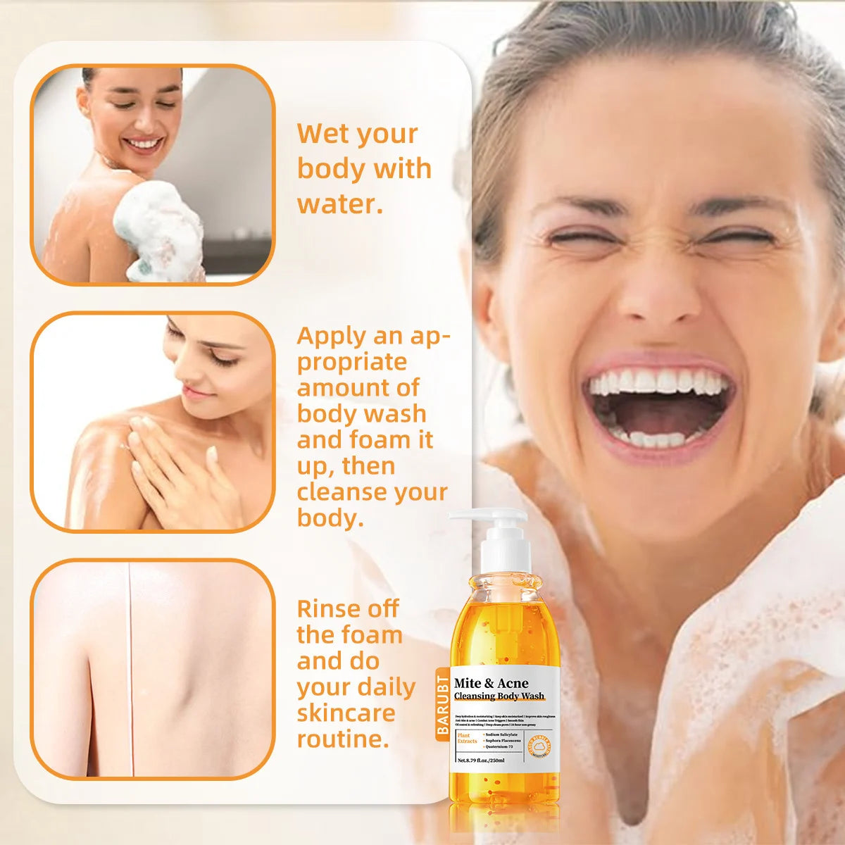 Mite & Acne Cleansing Body Wash